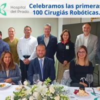 Celebramos las primeras 100 Cirugías Robóticas.