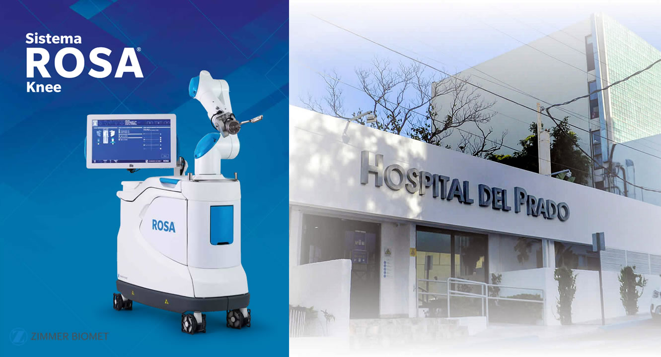 Robot ROSA para prótesis de rodilla, el nuevo proyecto del Hospital Del Prado en Tijuana.